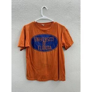 Champion Womens Shirt Size Medium University of Florida VTG Short Sleeve Orange